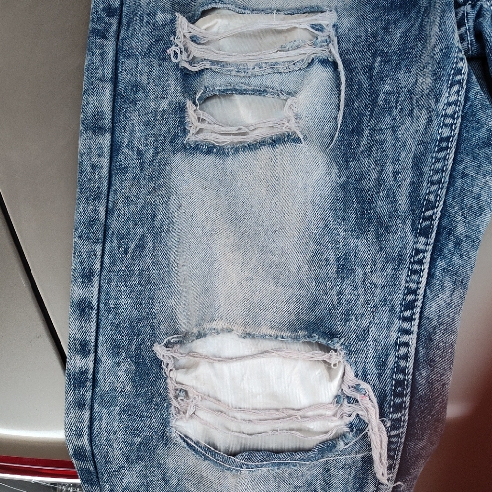 TRUE ROCK Light Blue Distressed Jeans - Picture 7 of 9